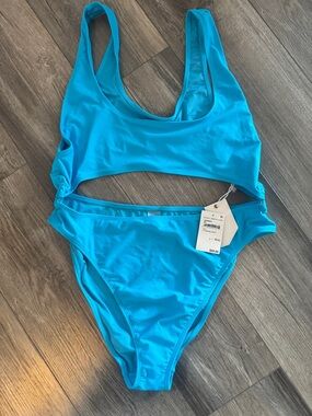 ✨ NWT Good American Better Monokini Atomic Blue Plus Size 6 (3XL/22-24)